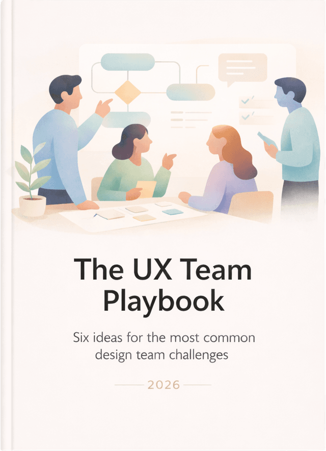 UX Leadership Playbook cover